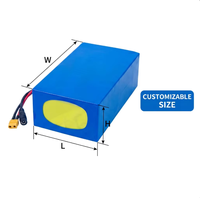 Batterie haute capacité 72V 60Ah avec BMS intelligent, batterie au lithium pour moto électrique, tricycle cargo