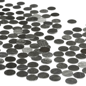 Disque en iridium de qualité supérieure D3x0.2mm, <span class=keywords><strong>plaque</strong></span> en métal précieux pour tests électrochimiques - Product Image 1