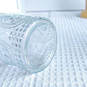 Vente en gros de pots à bougies décoratifs pour la maison en verre transparent gaufré de haute qualité à large ouverture par Lingka Hebei Chine - Product Image 4