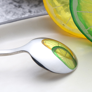 Cucchiaio da <span class=keywords><strong>Caffè</strong></span> e Tè dal Design Innovativo a Forma di Cuore in Acciaio Inossidabile per Dessert, Yogurt e Insalata - Product Image 5
