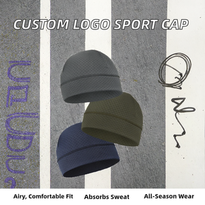 Custom Logo Skull Cap Breathable Sweat Absorbent Polyester Cotton Liner All Season Outdoor Warm <b>Cycling</b> Skiing Fishing Cap - Product Image 2