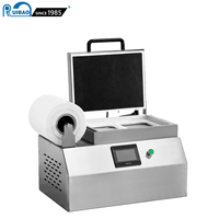 Machine d'emballage sous vide manuelle CE pour barquettes et contenants alimentaires en plastique