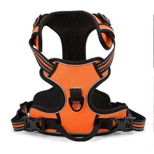 Harnais pour chien souple et réfléchissant, anti-traction, avec poignée et deux attaches pour la laisse, certifié BSCI, marque privée - Product Image 1