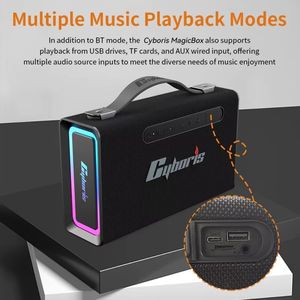 ลำโพง Cyboris T15 MagicBox <span class=keywords><strong>2</strong></span>.1 แชนแนล รุ่น ACT2853 V5.3 พร้อมไฟ RGB กันน้ำ พกพาสะดวก เสียงเบสหนักแน่น - Product Image 5