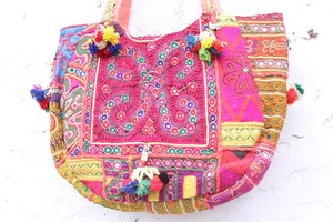 Hot Banjara <b>Bag</b>-Handmade Indian Tribal <b>Patchwork</b> Tote Embroidery Large Capacity for Women's Outdoor Daily Use Wholesale Price - Product Image 2