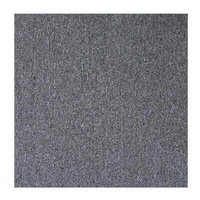 Moquette commerciale personnalisée 100% nylon 66 polypropylène boucle en boucle antidérapante mince carrelage de sol de bureau carré 50x50 1mx1m résistant aux taches