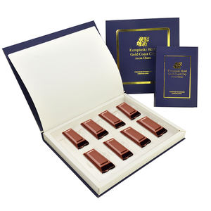 Diseñ<span class=keywords><strong>o</strong></span> en forma de libro personalizado Chocolates Embalaje Caramelos de chocolate vacíos Cajas <span class=keywords><strong>Bon</strong></span> con inserto de bandeja de plástico - Product Image 2
