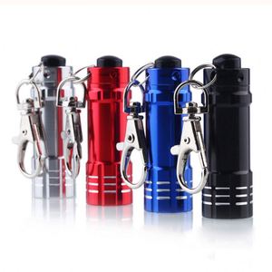Customized Logo Aluminum Alloy 3LED Mini Flashlight Keychain Promotional Flashlights 3 LED Pocket Torch Waterproof Flashlight - Product Image 2