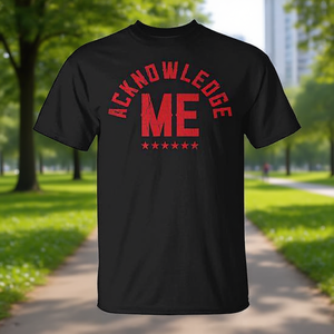 Camiseta Negra para Hombre con Estampado Rojo, Estilo Deportivo, Corte Regular, 100% Algodón Jersey, Cuello Redondo, Manga Corta - Product Image 3