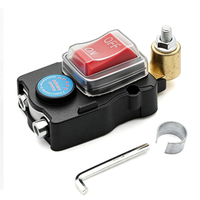 Interrupteurs de déconnexion de batterie universels 12V 24V 100A en cuivre à 2 pôles avec poignée antidérapante pour coupure d'alimentation automobile