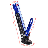Béquille latérale réglable pour moto et véhicule électrique, repose-pied simple latérale modifiée pour scooter, en alliage d'aluminium