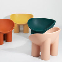 Chaise longue contemporaine écologique PE design de haute qualité pour salon et balcon décorative pieds en forme d'éléphant