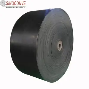 nn100 canvas belt nylon core no elongation oil resistant endless rubber conveyor belt