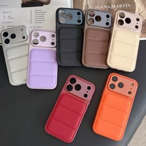 Coque de téléphone portable pour 17 Pro Max, unie, anti-traces de doigts, avec grande fenêtre, style veste, pour 16 Simple <span class=keywords><strong>14P</strong></span>, Commerce extérieur - Product Image 3