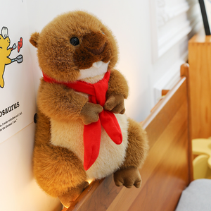 Cute Brown Beaver <strong>Plush</strong> Toy Children Toys <strong>Custom</strong> Stuffed Animal High Quality <strong>Soft</strong> Pillow <strong>Cushion</strong> - Product Image 1