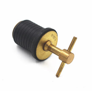 Messing Edelstahl T-Griff Boots ablauf Marine Twist Turn Gummis topfen Snap Hard Ware Fit für 1 Zoll Durchmesser Abflüsse - Product Image 3