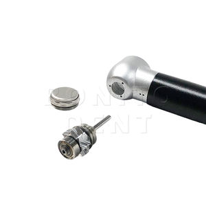 Kleurrijke Tandheelkundige Handstuk Hoge Snelheid Max1 Drukknop Tandheelkundige Luchtturbine Anti-Zuiging Handstuk Enkele Water Spray 2/4 Gaten - Product Image 2