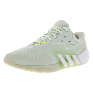 รองเท้าสำหรับ Adidas สำหรับผู้หญิงสายรัดสำหรับฟิตเนสและรองเท้าสำหรับออกกำลังกายขนาด7ผ้าลินินสีเขียว/สีขาวเมฆ/สีเหลืองอ่อน - Product Image 1