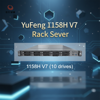 Serveur en rack YuFeng 1158H V7 1U 1-socket avec 32 Go/64 Go de RAM et stockage SSD - En stock