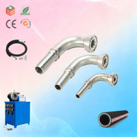 Raccords de compression à bride de type F haute pression, norme ISO, accouplements hydrauliques en acier inoxydable pour systèmes de tuyauterie industriels