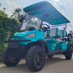 Voiturette de golf électrique 48V Hôtel Jardin <span class=keywords><strong>Dune</strong></span> Aéroport Sport <span class=keywords><strong>Buggy</strong></span> Club Car 4 + 2 Voiturette de golf de route pour la chasse certifiée CEE - Product Image 2