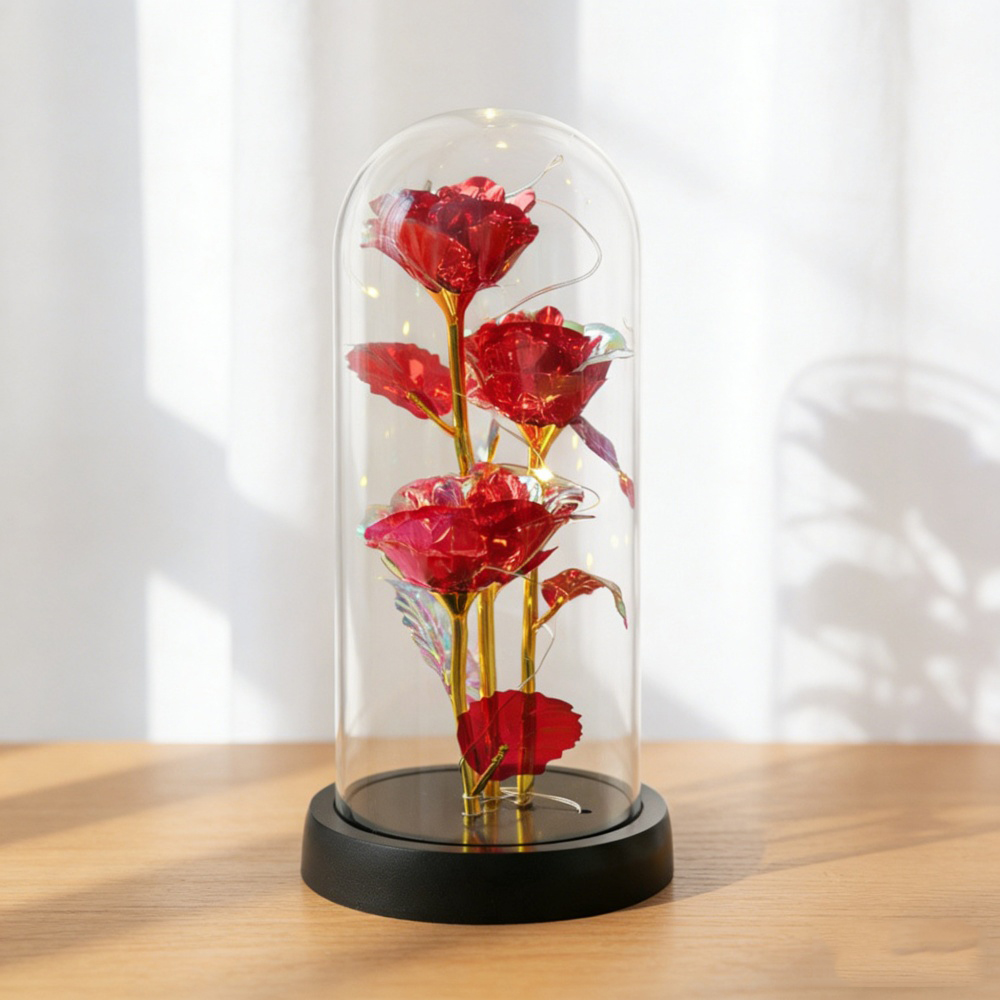 Rosso iridescente - Base nera