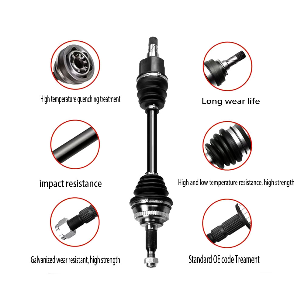 Kawacvjoints OEM 2200400U2040 Front Drive Shaft CV Joint Axle for