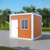 Conteneur de stockage de 10 pieds, maisons miniatures préfabriquées à bas prix en vente, maison miniature préfabriquée, maison conteneur portable