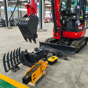 Chất Lượng Cao Đa Chức Năng Xách Tay Mini Máy Xúc Vườn Trang Trại Thủy Lực Crawler Nhỏ Gọn Bagger Điều Kiện Mới - Product Image 6