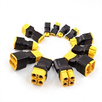 Adaptateur de batterie au lithium pour modèle réduit d'avion, connecteurs parallèles mâles/femelles série XT30 XT60 XT90