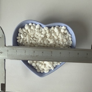 Pietra naturale di ciottoli bianco piccola pavimentazione in pietra di Terrazzo ghiaia marmo bianco giardino paesaggio <span class=keywords><strong>secco</strong></span> paesaggio di pietra bianca - Product Image 4