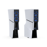 Ventilateur de refroidissement externe pour console de jeux PS5 Slim, accessoires pour PlayStation 5, pour console PS5 Pro, ventilateur USB 3.0 à 4 vitesses