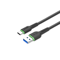 Pabrik pengisi daya Cepat 60w 3a 2,4 a Pvc lembut nyaman tangan merasa panjang kuat tahan lama tidak memecahkan Sr Usb C ke kabel Usb