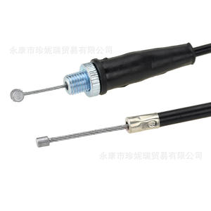 Câble d'accélérateur Zhen Ni Rui Big Head 3/8 po en acier inoxydable pour réparation et entretien de motos et VTT 75 82 90 100 120 127 cm - Product Image 3