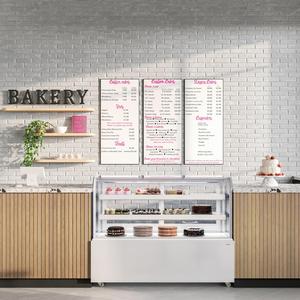 <span class=keywords><strong>Vitrine</strong></span> Réfrigérée Commerciale pour Gâteaux, pour Supermarchés, avec Porte Coulissante Arrière Ventilée à Refroidissement par Air - Product Image 6