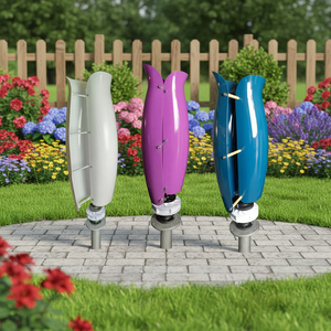 12V 24V 48V 500W 1kW 2kW 3kW Nieuwe Roosvormige Verticale Windturbine Stille Huishoudelijke Gebruik met Magnetische Levitatie Generator - Product Image 1