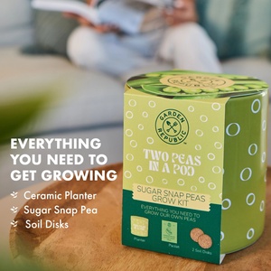 <span class=keywords><strong>Kit</strong></span> de plantation Garden Republic Two Peas in a Pod, <span class=keywords><strong>kit</strong></span> complet de jardinage d'intérieur pour la maison et le bureau - Product Image 4
