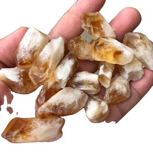 Großhandel natürliche rohe Citrin türme ungeschliffen grobe Citrin Drachen zähne Turm Punkt Zauberstab - Product Image 2