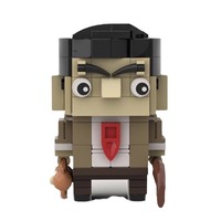 MOC Bean britannique comédien voiture Austin Mini 1000 blocs de construction jouets Johnny anglais Reborn coupé modèle brique ensemble pour bricolage MOC cadeau