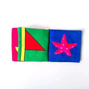 หนังสือผ้านุ่มปลอดสารพิษสำหรับเด็กหนังสือผ้า123การเรียนรู้รูปร่างย่นหนังสือเสียดทานแบบกำหนดเอง - Product Image 6