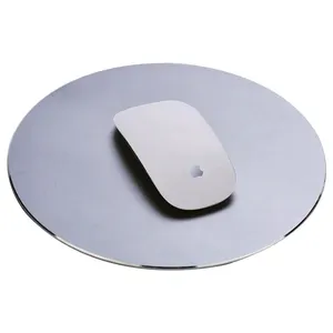 Gaming Mouse Mat Aluminum Mouse Pad Computer Office Accessories Bottom Non-slip Double-sided Aluminum Aluminum Alloy Modern