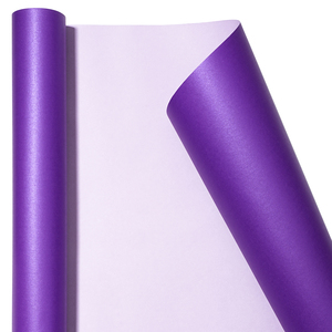 Papier d'emballage violet uni imprimé mat simple face pour la Saint-Valentin et les mariages - Product Image 4
