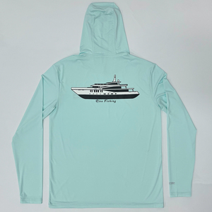 Camiseta con Capucha para Hombre, Protección Solar, Nailon y Spandex, Elástica en 4 Direcciones, Ajuste Atlético, Costuras Reforzadas para Pesca, Senderismo y Camping - Product Image 3