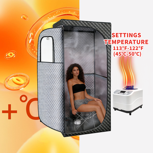 ZT Vente directe usine Tente de sauna vapeur portable pliable pour usage domestique, sauna corporel complet, vente en gros, cabine de sauna spa humide - Product Image 4