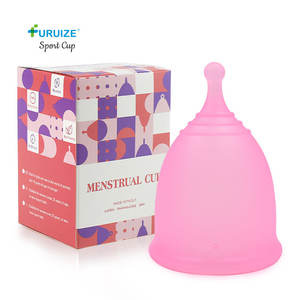 <span class=keywords><strong>Copa</strong></span> <span class=keywords><strong>Menstrual</strong></span> de Silicona Médica 100% Ecológica de Furuize, Etiqueta OEM, Gran Capacidad de Almacenamiento de Sangre, Venta al por Mayor - Product Image 2