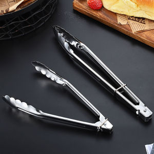 Food Tongs 2 Pieces Heavy Duty For Frying Grilling Steak Barbecue Kitchen Use - Product Image 1