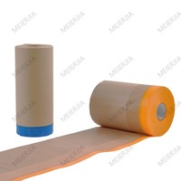 Acryl-Klebstoff Einseitiges Kraft-Schutzpapier für Fahrzeugschutz und Lackierung Wasserdicht & Abnehmbar