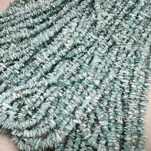 Vente en gros de pierres précieuses naturelles de 3 à 8mm en <span class=keywords><strong>Larimar</strong></span>, gravier irrégulier, perles en vrac pour la fabrication de bijoux, conception de bricolage, produits tendance - Product Image 2