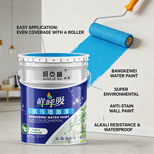Pintura de Látex para Interiores, Aplicación Manual, Uso Doméstico, Neutralizadora de Olores y Resistente al Moho, Pintura para Paredes Interiores a Base de Agua - Product Image 3