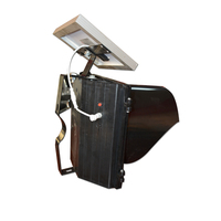 Solar gelbes Blinklicht LED-Blinklicht Gelbes langsames Wort Ampel